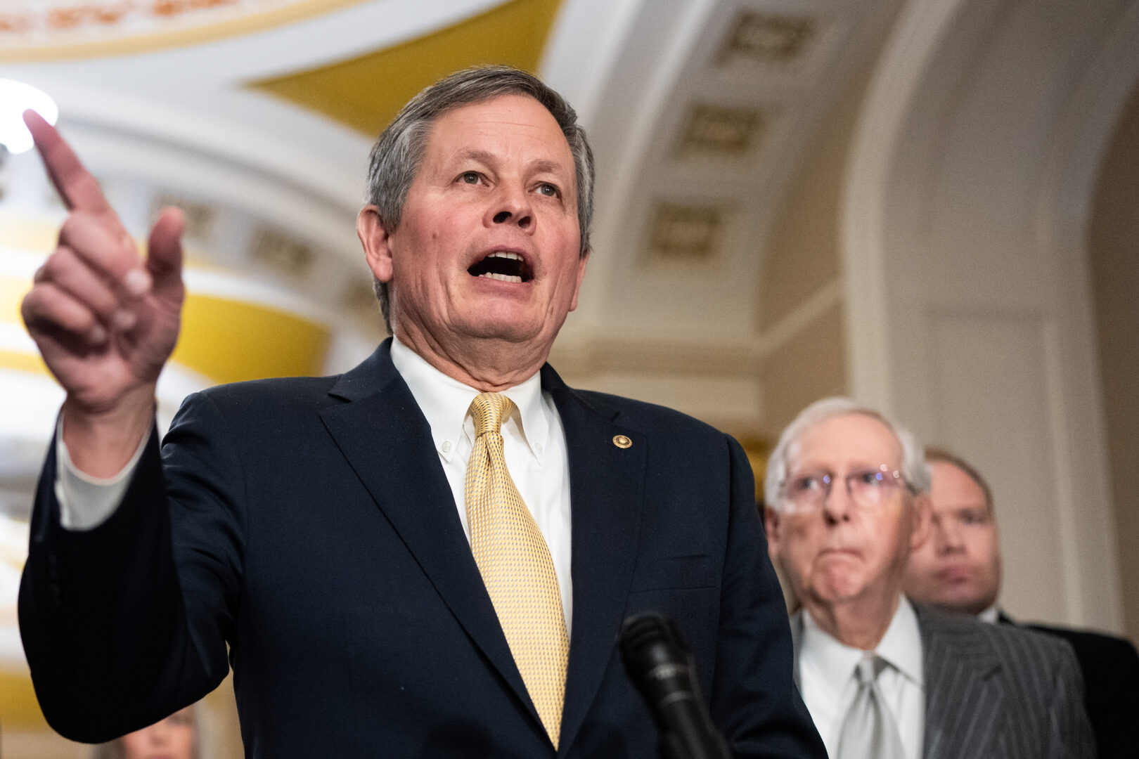 "Last time I checked, there's two chambers," Sen. Steve Daines, R-Mont., said. 